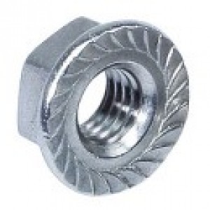 DIN 6923 Гайка зубчатая с фланцем М10 6 ЦБ