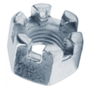 DIN 935 Гайка корончатая М10 ЦБ