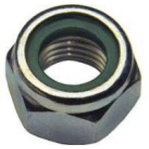 DIN 985 Контргайка низкая с пластиковым кольцом М4 ЦБ